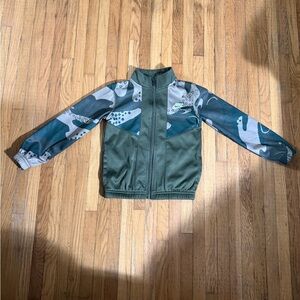 Nike Olive Green 4T Camo Track Jacket